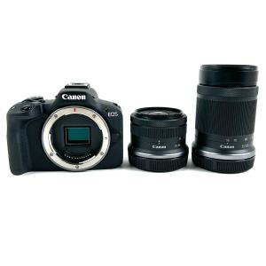 キヤノン Canon EOS R50 ダブルズームキット ブラック デジタル ミラーレス 一眼カメラ 中古｜kaipre