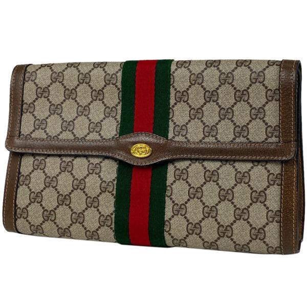 グッチ GUCCI GG柄 クラッチバッグ セカンドバッグ シェリーライン クラッチバッグ コーティ...