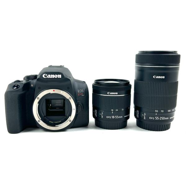 キヤノン Canon EOS Kiss X10i ダブルズームキット デジタル 一眼レフカメラ 中古