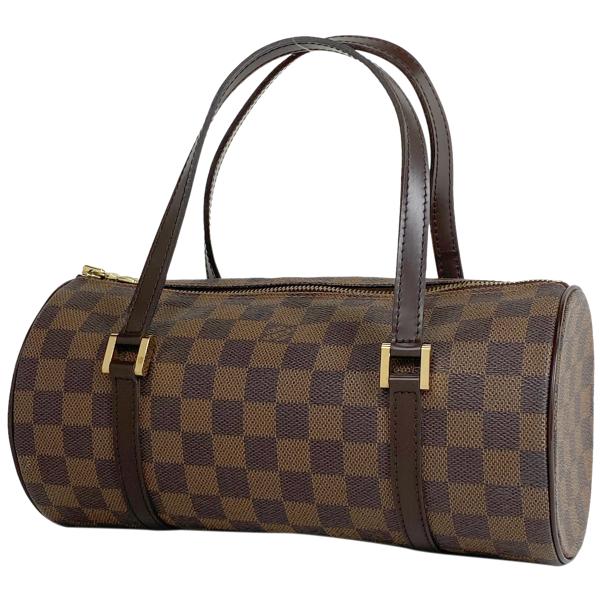 ルイ・ヴィトン Louis Vuitton パピヨン 26 バレルバッグ 筒型 ハンドバッグ ダミエ...