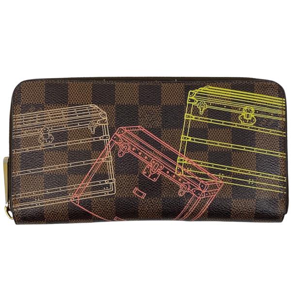 ルイ・ヴィトン Louis Vuitton ジッピーウォレット トランク ラウンドファスナー 長財布...