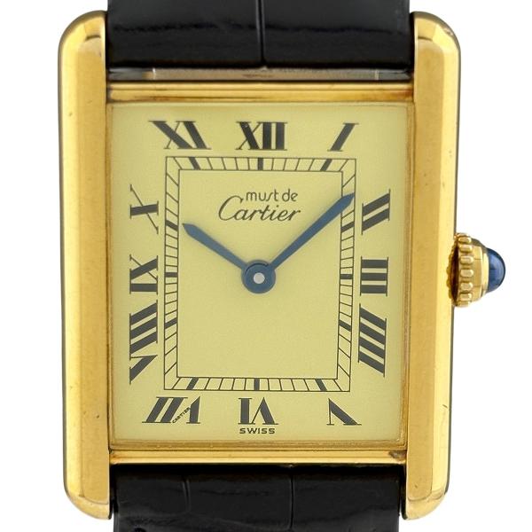 カルティエ CARTIER マストタンク LM ヴェルメイユ W1002753 腕時計 シルバー92...