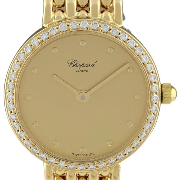 保証書 ショパール Chopard クラシック 10/5911 腕時計 YG ダイヤモンド クォーツ...