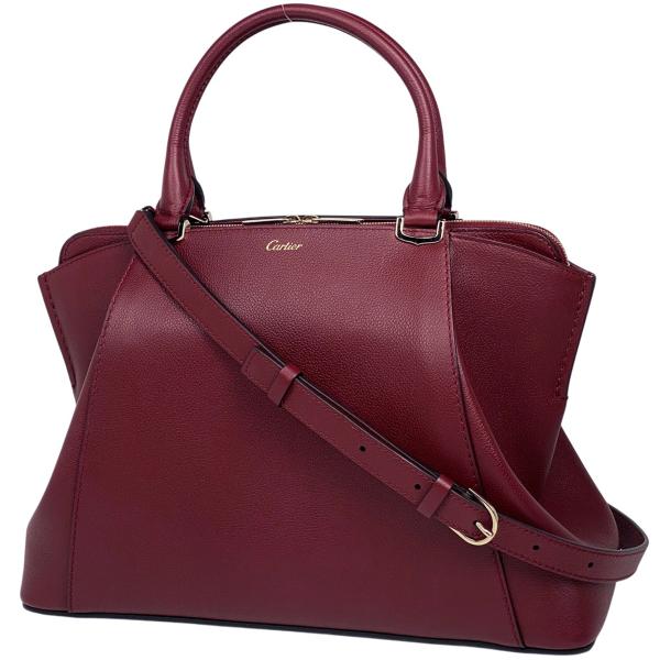 カルティエ CARTIER ロゴ ハンドバッグ Cドゥ カルティエ 2WAY ショルダーバッグ ハン...