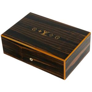 ルイ・ヴィトン Louis Vuitton モノグラム ジュエリーボックス トランク ウッド ブラウン レディース 中古