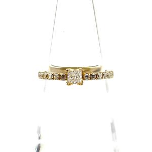 K18WG ダイヤモンド リング 0.10CT : KOMEHYO ONLINESTORE Yahoo!店