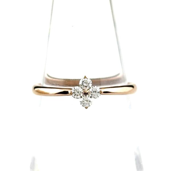 スタージュエリー STAR JEWELRY メレダイヤ デザインリング PG ピンクゴールド 指輪 ...