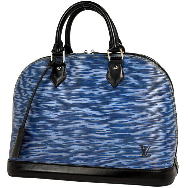 ルイ・ヴィトン Louis Vuitton アルマ ハンドバッグ エピデニム ブルー M51052 ...