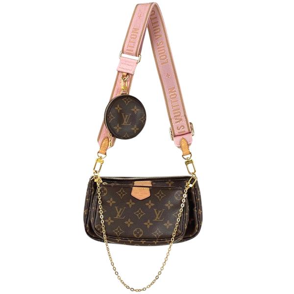 ルイ・ヴィトン Louis Vuitton ミュルティ ポシェット アクセソワール ストラップ 取り...