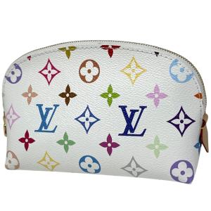 ルイ・ヴィトン ポシェット コスメティックPM LV × TM 村上隆 化粧ポーチ モノグラムマルチカラー ブロン(ホワイト) M13744 中古 在庫一掃
