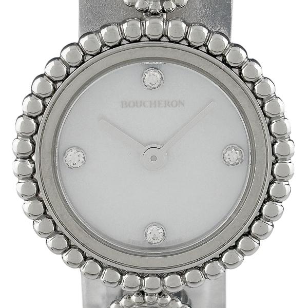 ブシュロン Boucheron セルパンボエム WA015703 腕時計 SS ダイヤモンド レザー...