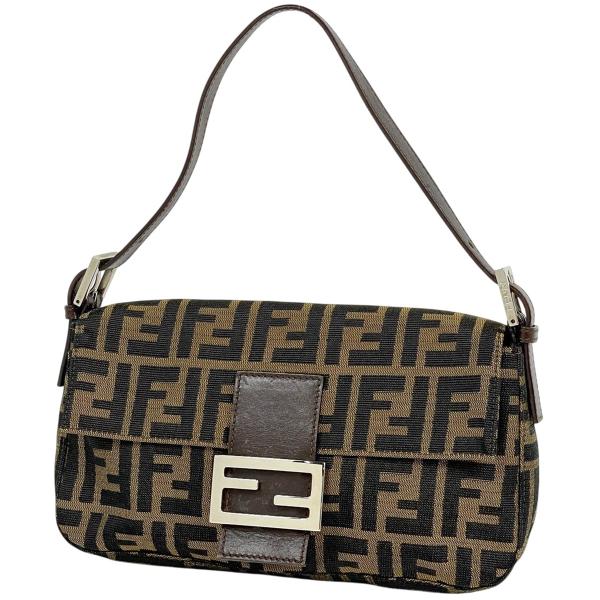 フェンディ FENDI ズッカ柄 マンマバゲット ハンドバッグ ワンショルダー ショルダーバッグ キ...