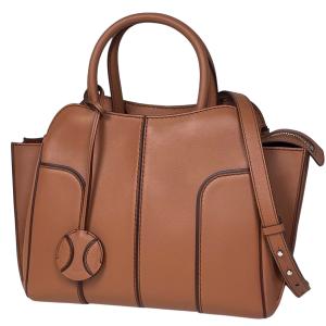 トッズ TOD’S セラ ハンドバッグ レザー ブラウン レディース 中古