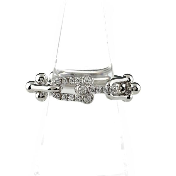ティファニー TIFFANY&amp;Co. ハードウェア ダイヤ リング 指輪 メレダイヤ リング 17号...