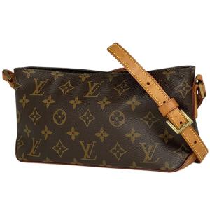 【美品】ルイヴィトン　N51300　ミュゼットサルサ　ダミエ　LV　ブラウン　革 LOUIS VUITTON（ルイ・ヴィトン） ミュゼット サルサ ロング 斜め掛け