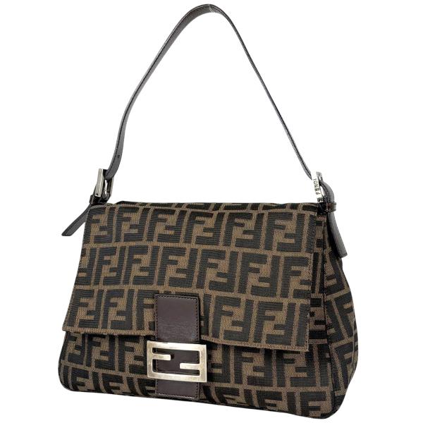 フェンディ FENDI ズッカ柄 ショルダーバッグ マンマバケット ワンショルダー ハンドバッグ キ...