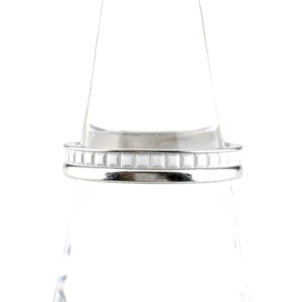 ブシュロン Boucheron キャトル ダブルホワイト リング 指輪　 リング 15号 750 レ...
