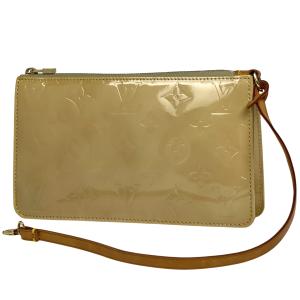 ルイ・ヴィトン Louis Vuitton レキシントン ハンドバッグ 化粧 エナメル アクセサリーポーチ モノグラムヴェルニ ベージュ M91010 レディース 中古