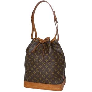 ルイ・ヴィトン Louis Vuitton ノエ ワンショルダー 肩掛け 巾着型 ショルダーバッグ モノグラム ブラウン M42224 レディース 中古