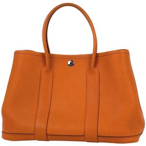 エルメス HERMES ガーデンパーティTPM ハンドバッグ トートバッグ ネゴンダ カプシーヌ □P レディース 中古