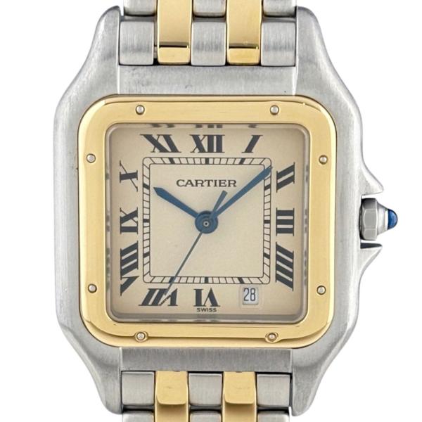 保証書 カルティエ CARTIER パンテール MM 2ロウ W25028B6 腕時計 SS YG ...