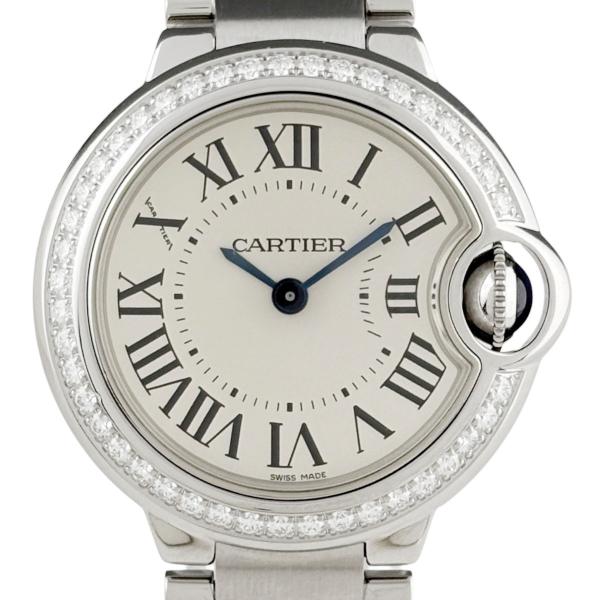 カルティエ CARTIER バロンブルー ドゥ カルティエ W4BB0015 腕時計 SS ダイヤモ...