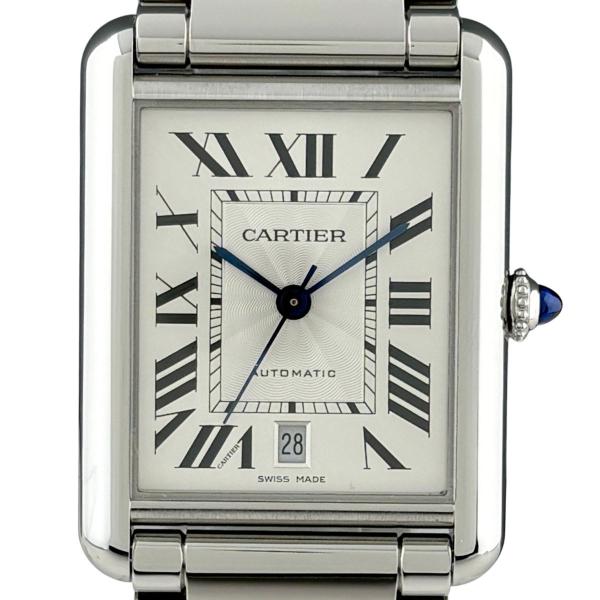 OH済 保証書 カルティエ CARTIER タンクマストXL WSTA0053 腕時計 SS 自動巻...