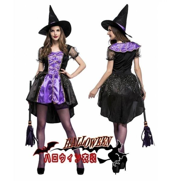 大人用 女性用 ドレス witch 巫女 ウィッチガール ハロウィン 大きいサイズS-XL ハロウィ...