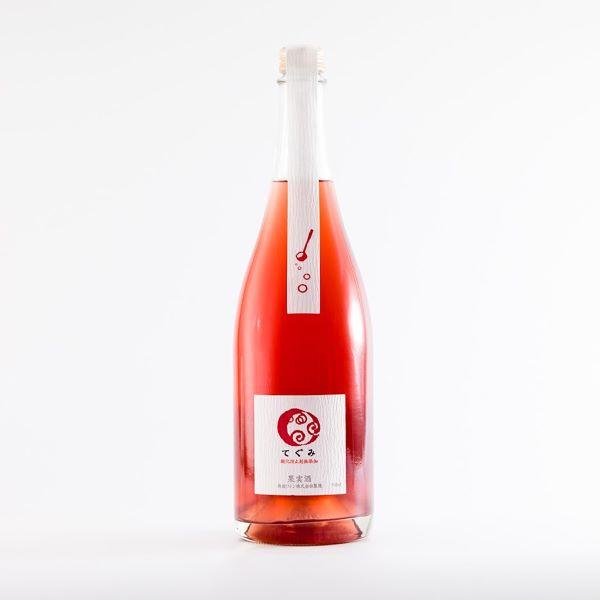 日本ワイン おすすめ てぐみ ロゼ 酸化防止剤無添加  辛口 750ml  丹波ワイン 京都府