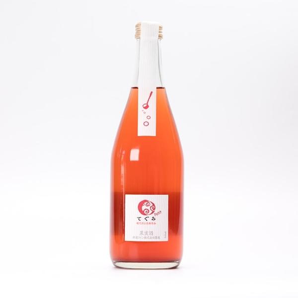 日本ワイン おすすめ 酸化防止剤無添加 てぐみ ロゼ プチ スパークリング 500ml   丹波ワイ...
