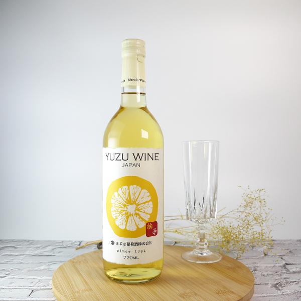 ゆずワイン 果実酒 720ml / まるき葡萄酒 山梨県