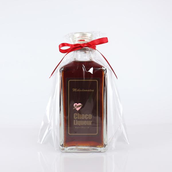 MIKADOMATSU チョコ リキュール 300ml  松岡醸造 バレンタイン プチギフト リボン...