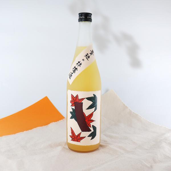 青短の林檎酒 紅葉に青短 果実酒 リキュール 甘酸っぱい 濃厚 720ml / 奈良春日山酒造