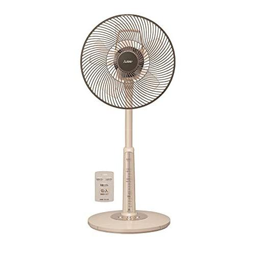 三菱電機 リビング扇風機 静音 スマート収納 R30J-RW-T リモコン 全閉型モーター