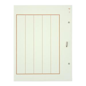 フリー式芳名録 追加用用紙 5行罫 20枚（40P） 延長金具付き