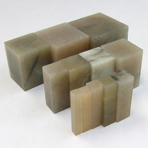 印材 遼凍石 40×40×50mm 落款 篆刻 遊印 書道用品