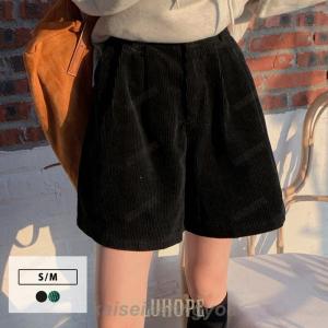 ショートパンツ レディース 膝上 コーデュロイ ...の商品画像