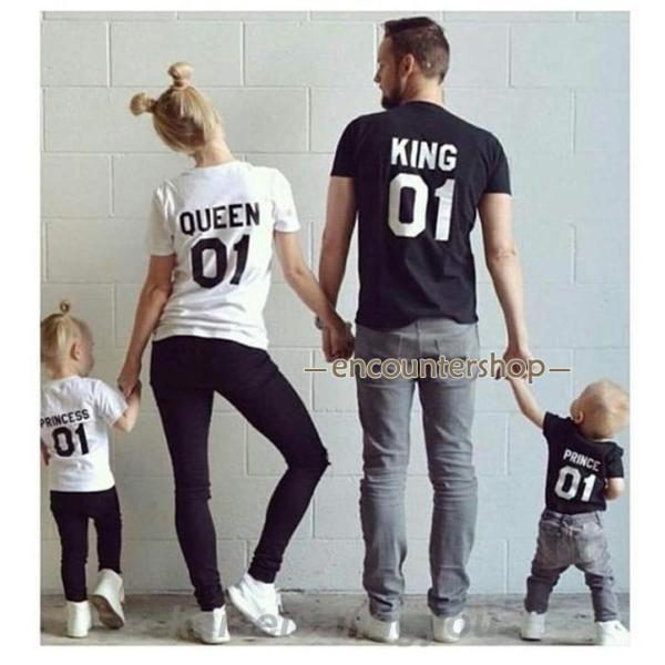 家族コーデ 夏 父の日 親子ペア tシャツ 家族お揃い ベビー 親子 ペアルック Tシャツ 親子コー...