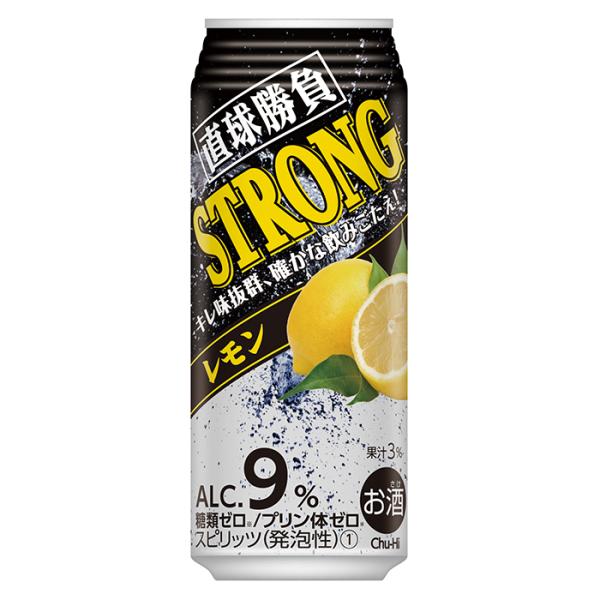 (送料無料(九州・沖縄除く)) 合同 直球勝負　ストロングレモン 500ml 缶 24本(1ケース)
