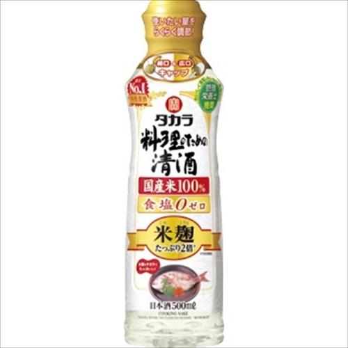 (ケース販売)(送料無料(九州・沖縄除く)) 宝 料理のための清酒 らくらく調節ボトル 500ml ...