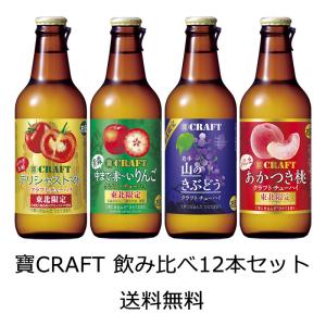 【送料無料（九州・沖縄除く）】宝酒造 寶CRAFT 東北限定4種×3本 飲み比べ12本セット その2｜kaiseiya