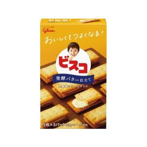 グリコ ビスコ 発酵バター仕立て 15枚 x10｜kaiseiya