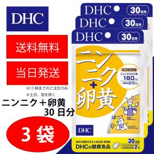 DHC ニンニク＋卵黄 3個 30日分 健康食品 美容 サプリ 送料無料｜海心商事