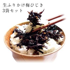 梅ひじき 3袋セット  しっとり生ふりかけ_  ご飯のお供