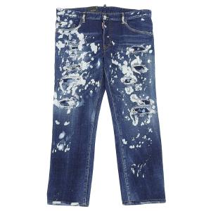 HERMES（エルメス） 美品 レザーパッチ セリエボタン デニムパンツ