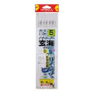 HARIMITSU(ハリミツ) リーダー イカリーダー 玄海スペシャルショート 5本用 フロロカーボン 10m 6号 VR-18