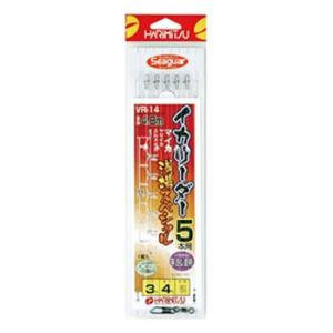 HARIMITSU(ハリミツ) リーダー イカリーダー 浅場スペシャル 5本用 フロロカーボン 4.8m 3号 VR-14