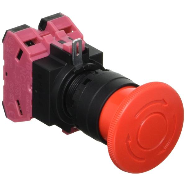 IDEC(アイデック) φ22HWシリーズ 非常停止用押ボタンスイッチ(φ40大形) 2b ボタン色...