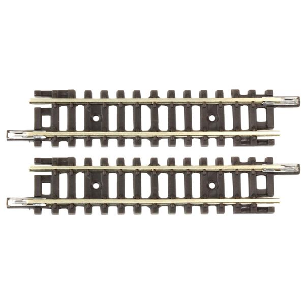 ロクハン Zゲージ 道床なし直線レール 55mm 2本入り R092 鉄道模型用品