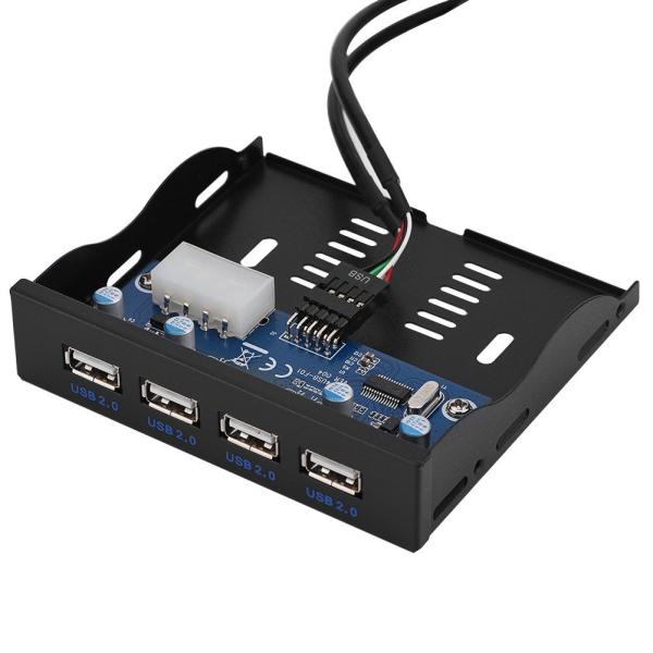 Richer-R USB 2.0フロントパネル USB2.0フロッピーフロントパネル 3.5インチフ...